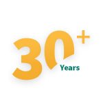 30 years travel agency icon